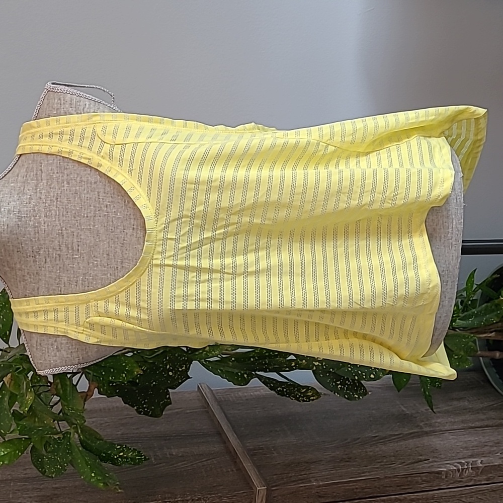 Zyia Active Lemon Nimbus Split Back Tank XXXL